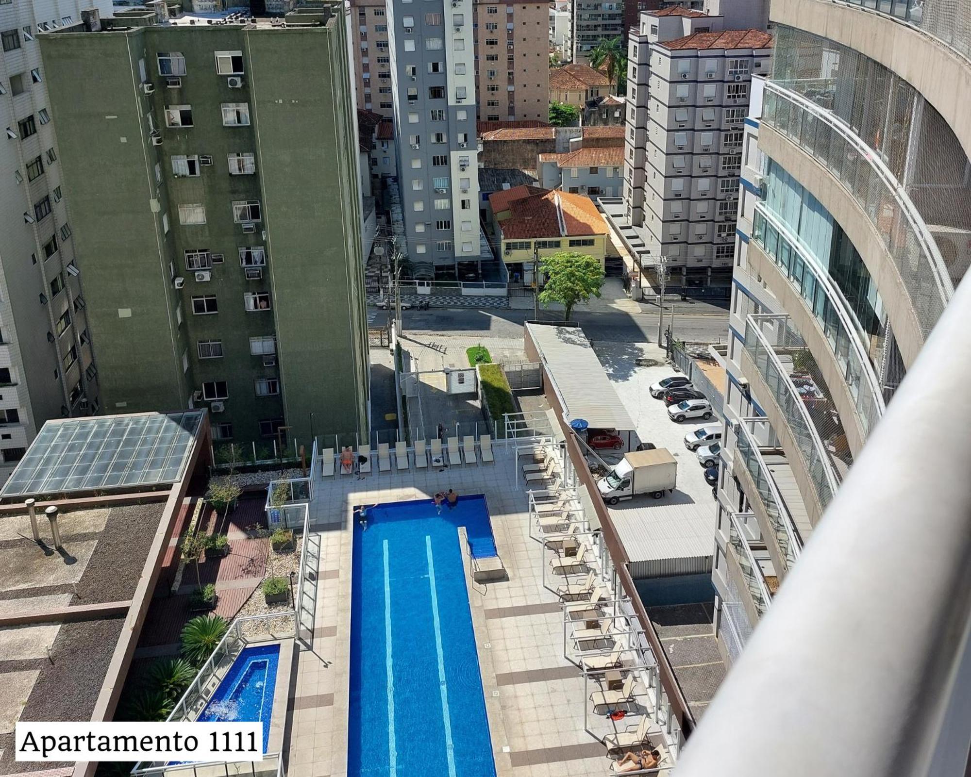 Book Santos - Condominio Unlimited - Apartamento Com Vista Mar E Apartamento Com Vista Piscina Buitenkant foto