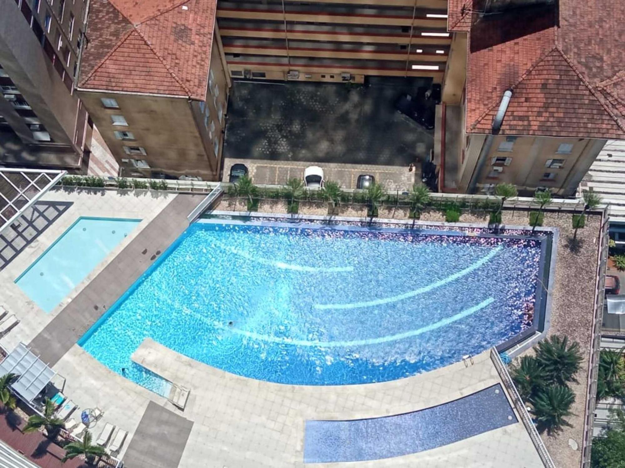Book Santos - Condominio Unlimited - Apartamento Com Vista Mar E Apartamento Com Vista Piscina Buitenkant foto